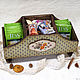 Order Box for tea and sweets 'Vintage flowers'. decoupage history. Livemaster. . Houses Фото №3