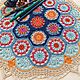 Crocheted napkin 'Blue garnet'. Doilies. Crochet doilies-Elena Strokina (elenastrokina). My Livemaster. Фото №4