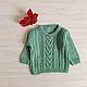 Children's knitted sweater 1-2 years old. Sweaters and jumpers. handmade for baby (alenka3). My Livemaster. Фото №5