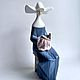 Винтаж: Lladro, фарфоровая статуэтка вышивальщицы, Статуэтки винтажные, Уфа,  Фото №1