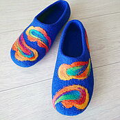 Обувь ручной работы. Ярмарка Мастеров - ручная работа Zapatillas valyanye mujer. Handmade.
