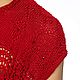 (ПРОДАНО) Вязаное платье из шелковой пряжи с инкрустацией. Платья. Silk-root. Ярмарка Мастеров.  Фото №5