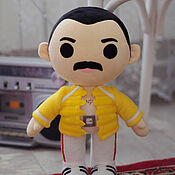 Куклы и игрушки handmade. Livemaster - original item Freddie Mercury Soft plush Toy. Handmade.