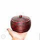 Textured cup-barrel with a lid made of natural pine K41. Jars. ART OF SIBERIA. My Livemaster. Фото №6