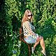 вязаная ажурная кофта блуза блузка кофта-сетка джемпер. Кофты-сетки. Юлия - Вязаные изделия. Ярмарка Мастеров.  Фото №6