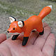 Фигурка лиса "Stupid Fox" , фигурка на торт, статуэтка, Статуэтки, Санкт-Петербург,  Фото №1