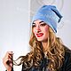 Шапка "Изумруд". Шапки. KUDESNITSA Designer Accessories. Ярмарка Мастеров.  Фото №6