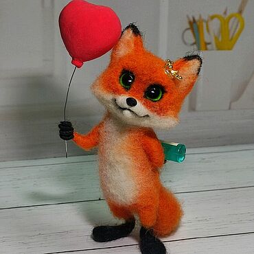 Куклы и игрушки ручной работы. Ярмарка Мастеров - ручная работа Лисичка. Handmade.
