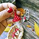 Заказать Серьги Мухоморы, серьги грибы. Magic_Crochet. Ярмарка Мастеров. . Серьги классические Фото №3