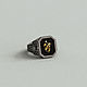 Кольцо Heart Brass Insert Signet Ring. Перстень. The Vale of Tears. Ярмарка Мастеров.  Фото №4