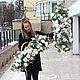 Свадебные украшения на машину. Кольца на машину на заказ. Украшения на машину. El flor : флористика и декор (Svetok26). Ярмарка Мастеров.  Фото №5