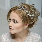 Tiara, twig, tiara in the hair, decoration on the hair wedding