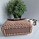 Мини сумка "Little", вязаная. Сумка через плечо. Knitted basket. Интернет-магазин Ярмарка Мастеров.  Фото №2