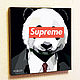 Picture Poster Panda Supreme Pop Art, Fine art photographs, Moscow,  Фото №1