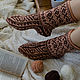  НОСКИ С ЖАККАРДОВЫМ УЗОРОМ. Носки. CozyWool by Maria. Интернет-магазин Ярмарка Мастеров.  Фото №2