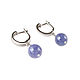 Bright blue earrings, English castle earrings, earrings gift, Earrings, Moscow,  Фото №1