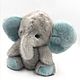 Слон, слонёнок игрушка из натурального меха норки. Мягкие игрушки. KS’youToys (ksuushapolza). Интернет-магазин Ярмарка Мастеров.  Фото №2