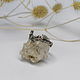 Delicate sprig ring made of silver with ruby 'Summer'. Rings. Unusual Gemstone Jewelry. Online shopping on My Livemaster.  Фото №2