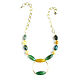 Order Designer necklace 'Green Garden' author's necklace. Irina Moro. Livemaster. . Necklace Фото №3