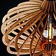 Деревянный светильник Орион вишня, люстра из дерева, подвесная лампа. Потолочные и подвесные светильники. Деревянные светильники Woodshire (woodshire). Ярмарка Мастеров.  Фото №4