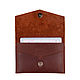 Order The leather cover holder for passport and cards is hand sewn. Ptaho. Livemaster. . Passport cover Фото №3
