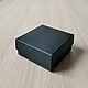 7x7x3 см, коробка "крышка-дно", черный дизайн.картон. Коробки. Master-Pack. Ярмарка Мастеров.  Фото №4