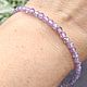 Sparkling bracelet for women made of cubic zircon stones, Bead bracelet, Moscow,  Фото №1