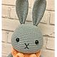 Зайчик. Амигуруми куклы и игрушки. Handmade Zone Annette. Ярмарка Мастеров.  Фото №4