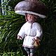 Ватная елочная игрушка. Игрушка из ваты. Ватное папье-маше. Ватные игрушки Свиткиной Татьяны. Елочная игрушка. Елочное украшение. Новогодний декор. Авторская елочная игрушка. Игрушка новогодняя.Гриб.