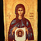 Wooden Icon 'Saint Veronica'. Icons. ikon-art. My Livemaster. Фото №4