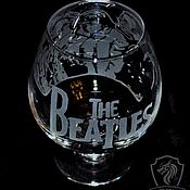 Посуда handmade. Livemaster - original item The Beatles.  brandy glass.. Handmade.