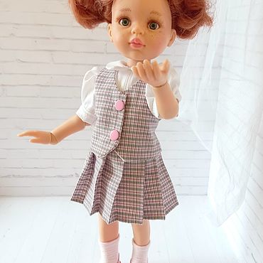 Одежда для куклы. Школьная форма | Миадолла - наборы для шитья игрушек
