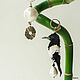 Asymmetric earrings 'Magpie', Earrings, Krasnodar,  Фото №1
