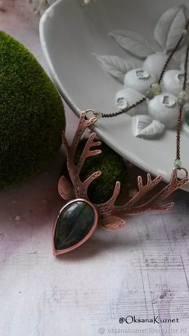 Pendant FOREST DEER в интернет-магазине на Ярмарке Мастеров | Pendants ...