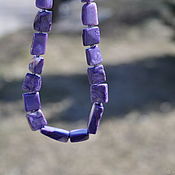 Работы для детей, handmade. Livemaster - original item Beads from charoite Charming. Handmade.