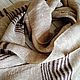  Handmade woven scarf linen. Scarves. rezan (rezan). My Livemaster. Фото №4