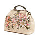 Order Middle bag ' Lilies in bloom'. Pelle Volare. Livemaster. . Valise Фото №3