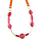 Author's necklace, leather necklace, orange agate necklace. Necklace. Irina Moro. My Livemaster. Фото №4