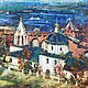 Картина "Осенний город". Нижний Новгород. Картины. Марина Новосельская (novskiy). Ярмарка Мастеров.  Фото №4