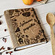 Order Wooden book for writing recipes. semejnaya-masterskaya-bambuk. Livemaster. . Recipe books Фото №3