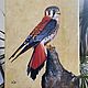 Oil painting 30*40 cm. Falco.  Falcon. Pictures. White swan. My Livemaster. Фото №4