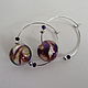 Order Ring earrings MYSTERY of the THIRD PLANET. Juliya Laborera. Livemaster. . Congo earrings Фото №3