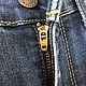 Винтаж: 42-44 Джинсы скинии LEVI’S Цвет темно-синий. Брюки винтажные. VINTAGE (Светлана). Ярмарка Мастеров.  Фото №12