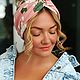 Повязка чалма летняя из вискозы премиум класса Италия. Чалмы. SOFIE ACCESSORIES. Интернет-магазин Ярмарка Мастеров.  Фото №2