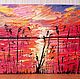 Author's miniature oil painting 'Coral Wave' 10/15, Pictures, Moscow,  Фото №1