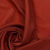 Материалы для творчества handmade. Livemaster - original item Fabric: Lining with elastane terracotta. Handmade.