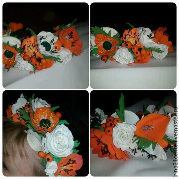 Ободок из цветов в интернет-магазине на Ярмарке Мастеров | Ободки ...