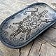 Боевая монетница-слэппер Пятница 13 из натуральной кожи. Монетницы. Iron Arm Leatherworks (Екатерина). Ярмарка Мастеров.  Фото №7