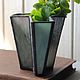 Interior decorative vase. Stained Glass Tiffany
