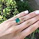 Order 8.20tcw 18K Three Stone Emerald & Diamond Ring. JR Colombian Emeralds (JRemeralds). Livemaster. . Rings Фото №3